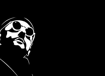 Leon The Professional, Jean Reno, black background - random desktop wallpaper