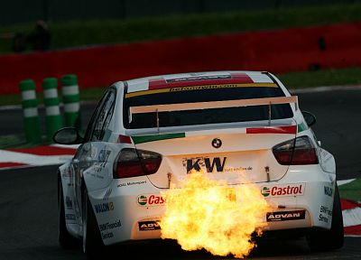 BMW, flame, wtcc - popular desktop wallpaper