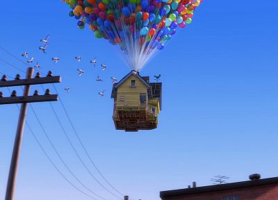 Pixar, Up (movie), balloons - random desktop wallpaper