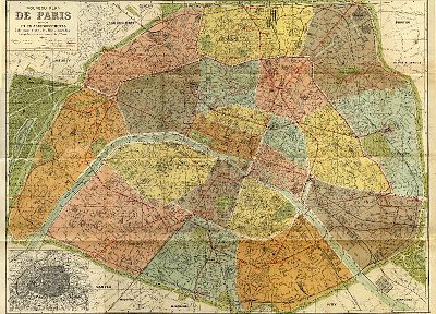 Paris, France, maps - random desktop wallpaper