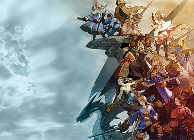 Final Fantasy, video games, Final Fantasy Tactics: The War of the Lions, artwork, Agrias Oaks - desktop wallpaper