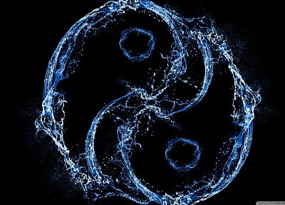 yin yang, symbol - duplicate desktop wallpaper