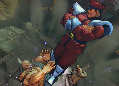 video games, Street Fighter, Mr Bison - random desktop wallpaper