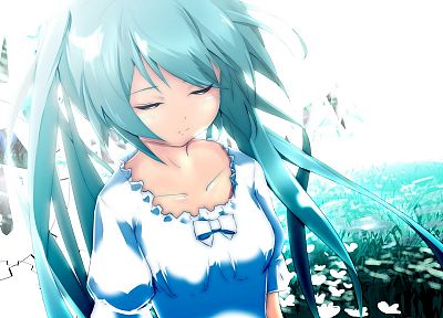 Vocaloid, Hatsune Miku, blue hair, anime girls - random desktop wallpaper