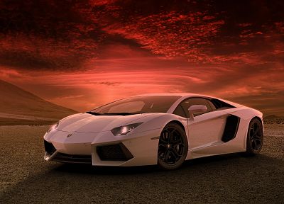 cars, Lamborghini Aventador - desktop wallpaper