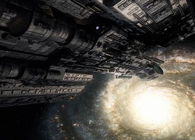 galaxies, Stargate Atlantis, Stargate, spaceships, science fiction, Daedalus Stargate Atlantis - desktop wallpaper
