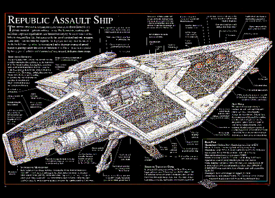 Star Wars, infographics - random desktop wallpaper
