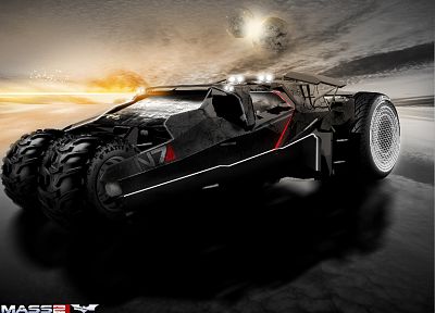 Batman, Mass Effect, Batmobile - random desktop wallpaper