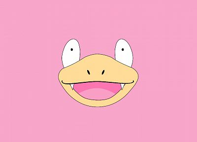 Pokemon, Slowpoke, simple background - desktop wallpaper
