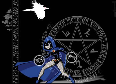 Teen Titans, Raven (character), DC Comics, ravens - related desktop wallpaper