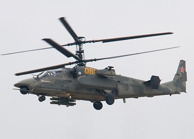 aircraft, military, helicopters, vehicles, Kamov Ka-50 - random desktop wallpaper