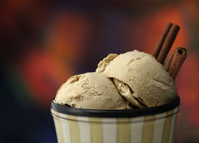 ice cream, cinnamon - random desktop wallpaper