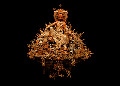 sculptures, Buddha, kris kuksi - desktop wallpaper