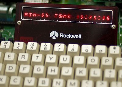 keyboards, computers history, AIM-65 - duplicate desktop wallpaper