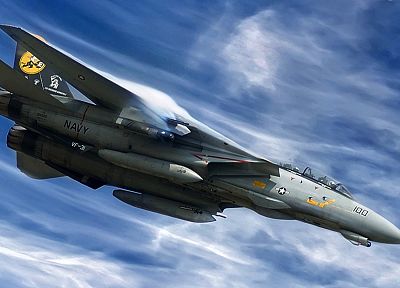 aircraft, military, F-14 Tomcat, fighter jets - desktop wallpaper
