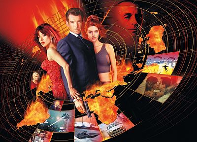 Sophie Marceau, James Bond, Denise Richards, Pierce Brosnan - related desktop wallpaper