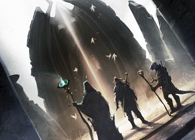 fantasy art, artwork, The Elder Scrolls V: Skyrim, games - random desktop wallpaper
