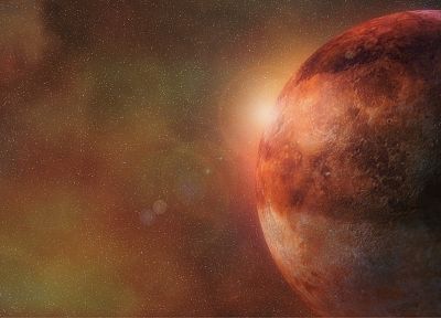outer space, planets, Mars - duplicate desktop wallpaper