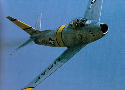 aircraft, military, planes, F-86 Sabre - random desktop wallpaper