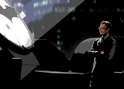 Batman, Gary Oldman, The Dark Knight, Batman Logo, Commissioner Gordon - desktop wallpaper