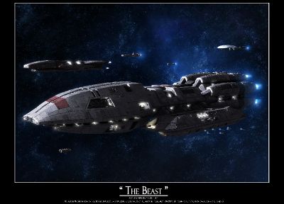 outer space, Battlestar Galactica, spaceships, science fiction, Battlestar Pegasus - related desktop wallpaper