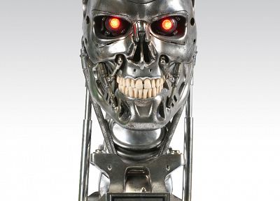 Terminator, movies, robots, red eyes - related desktop wallpaper