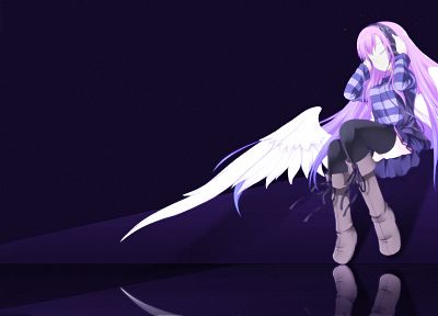 wings, anime girls, original characters - random desktop wallpaper