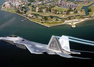 aircraft, military, F-22 Raptor, planes - random desktop wallpaper