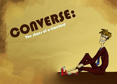 Converse, sneakers, Doctor Who, Tenth Doctor - random desktop wallpaper