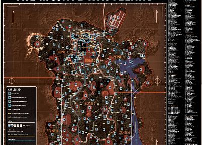 video games, maps, Fallout New Vegas - random desktop wallpaper