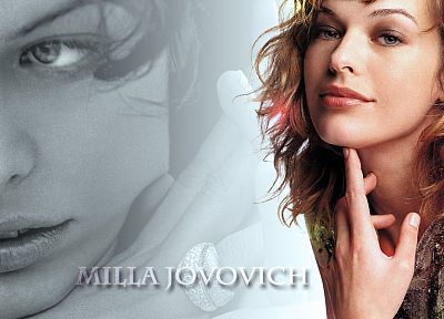 actress, Milla Jovovich - related desktop wallpaper
