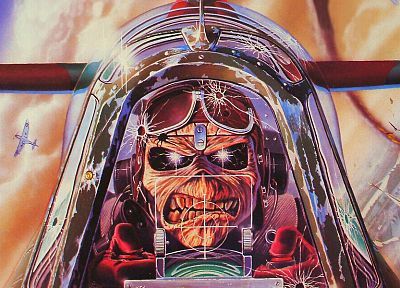 Iron Maiden, Eddie the Head, music bands - random desktop wallpaper