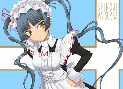 maids, Maria Holic, Shinouji Matsurika - duplicate desktop wallpaper