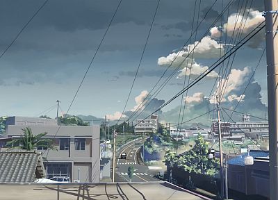 Makoto Shinkai, roads, scenic, 5 Centimeters Per Second - random desktop wallpaper