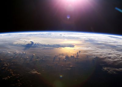 Earth, orbit - duplicate desktop wallpaper
