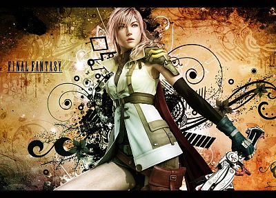 Final Fantasy, video games, Final Fantasy XIII, Claire Farron - random desktop wallpaper