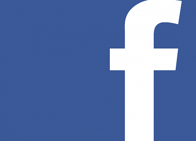 Facebook, logos, simple background - desktop wallpaper