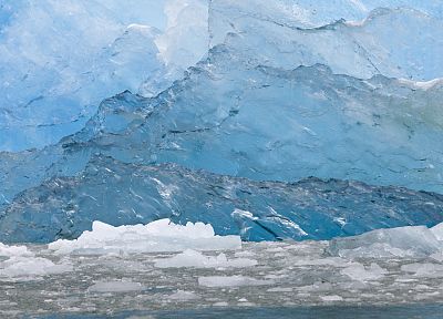 Alaska, arm, icebergs - desktop wallpaper