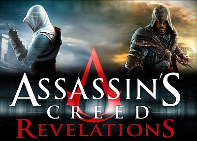 video games, Assassins Creed, Altair Ibn La Ahad, Assassins Creed Revelations, Ezio Auditore da Firenze - random desktop wallpaper