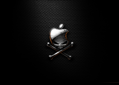 Apple Inc., skull and crossbones, logos - related desktop wallpaper