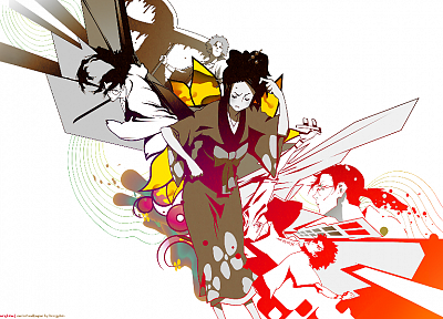Samurai Champloo, Fuu Kasumi, kimono, anime, Japanese clothes - desktop wallpaper