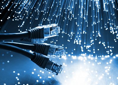 Internet, technology, cables, optical fiber, fibers - desktop wallpaper