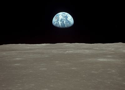 outer space, Moon, Earth, earthrise - related desktop wallpaper
