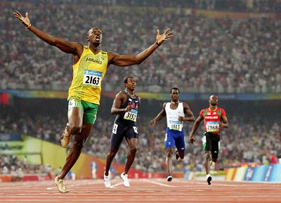 sports, men, athletics, Usain Bolt - random desktop wallpaper