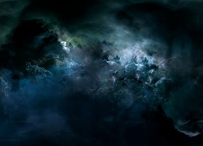 abstract, EVE Online, darkness, skyscapes - related desktop wallpaper