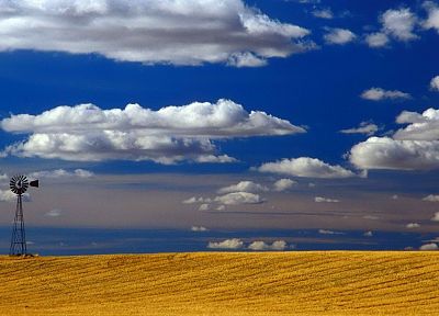 clouds, Sky-Doll, windmills, Washington, skies - random desktop wallpaper