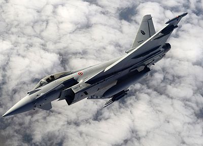 aircraft, military, Eurofighter Typhoon - random desktop wallpaper