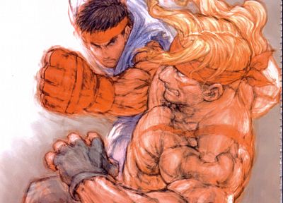 Ryu, Street Fighter III, Alex - desktop wallpaper
