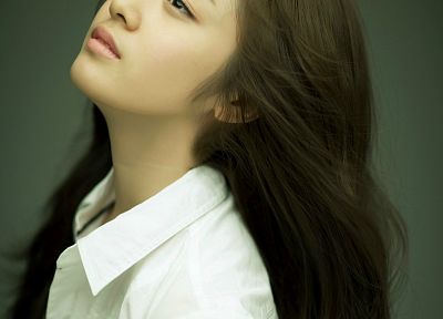 women, Asians, Korean, K-Pop, T-ara, Park Jiyeon, simple background - duplicate desktop wallpaper