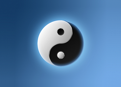 yin yang - duplicate desktop wallpaper